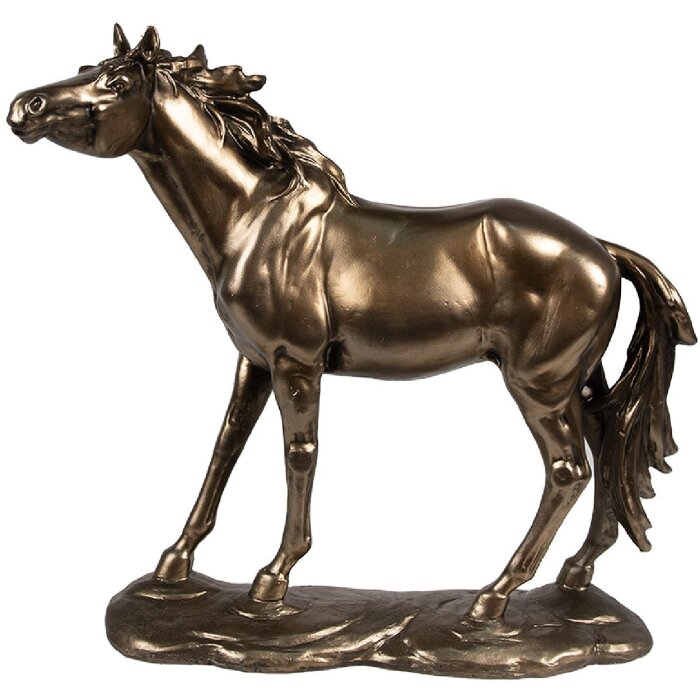 Clayre & Eef 6PR4080 Decorative Horse Brown 34x10x32 cm Elegant Design