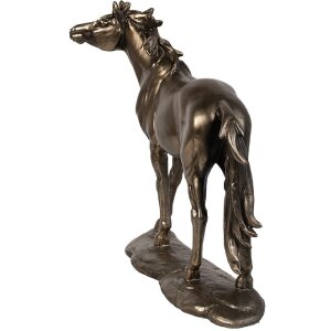 Clayre & Eef 6PR4080 Decorative Horse Brown 34x10x32 cm Elegant Design