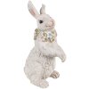 Clayre & Eef 6PR4092 Decorative Rabbit White 12x9x20 cm