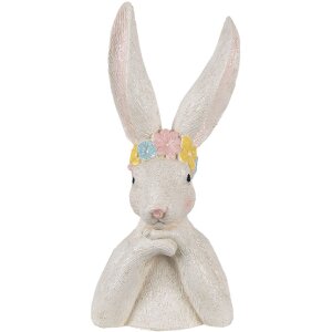 Clayre & Eef 6PR4093 Decorative Rabbit White 22x17x46...