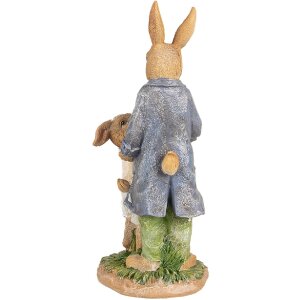 Clayre & Eef 6PR4094 Decoration Rabbit 9x9x21 cm Brown