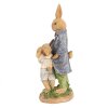 Clayre & Eef 6PR4094 Decoration Rabbit 9x9x21 cm Brown