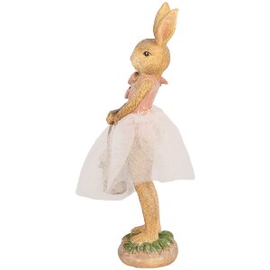 Clayre & Eef 6PR4096 Decorative Rabbit Brown 7x6x21 cm