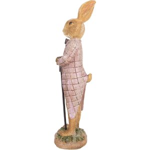 Clayre & Eef 6PR4097 Decorative Rabbit Brown 7x6x21 cm