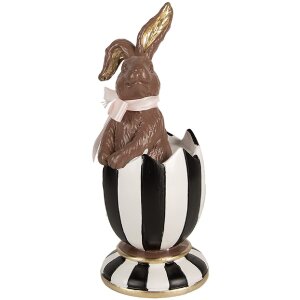 Clayre & Eef 6PR4100 Decorative Rabbit in an Egg...