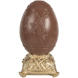 Clayre & Eef 6PR4105 Decorative Egg Brown Gold...