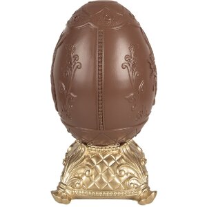 Clayre & Eef 6PR4105 Decorative Egg Brown Gold...