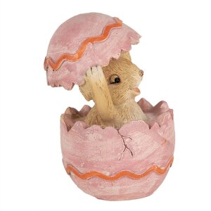 Clayre & Eef 6PR4107 Decoration Rabbit in an egg...