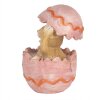 Clayre & Eef 6PR4107 Decoration Rabbit in an egg 6x6x8 cm Pink