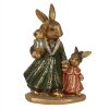 Clayre & Eef 6PR4113 Decorative Rabbit 13x10x19 cm Gold coloured