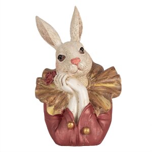 Clayre & Eef 6PR4115 Decorative Rabbit Beige Pink...