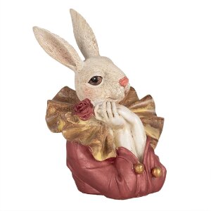 Clayre & Eef 6PR4115 Decorative Rabbit Beige Pink...