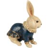 Clayre & Eef 6PR4117 Rabbit Decoration 27x17x29 cm Beige Blue