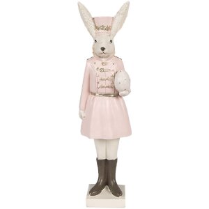 Clayre & Eef 6PR4130 Decorative Rabbit Beige Pink...