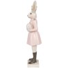 Clayre & Eef 6PR4130 Decorative Rabbit Beige Pink 7x6x23 cm