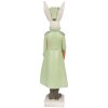 Clayre & Eef 6PR4131 Decorative Rabbit Beige Green 7x6x23 cm