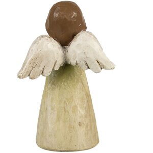 Clayre & Eef 6PR4981 Decoration Angel Green 7x6x12 cm