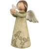 Clayre & Eef 6PR4981 Decoration Angel Green 7x6x12 cm