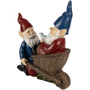 Clayre & Eef 6PR4984 Decorative gnome 21x10x23 cm in...