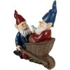 Clayre & Eef 6PR4984 Decorative gnome 21x10x23 cm in blue & red