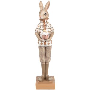 Clayre & Eef 6PR5000 Decorative Rabbit Brown Beige...