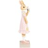 Clayre & Eef 6PR5003 Decorative rabbit 9x8x28 cm in brown pink