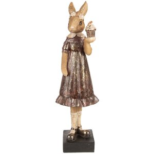 Clayre & Eef 6PR5004 Decorative rabbit 9x8x28 cm in...