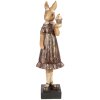 Clayre & Eef 6PR5004 Decorative rabbit 9x8x28 cm in brown