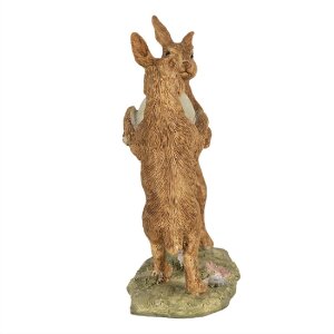 Clayre & Eef 6PR5008 Decorative Rabbit Brown 11x5x13 cm