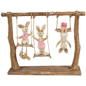 Clayre & Eef 6PR5010 Decorative Rabbit 26x6x20 cm...