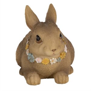 Clayre & Eef 6PR5011 Decorative Rabbit Brown 13x8x10 cm