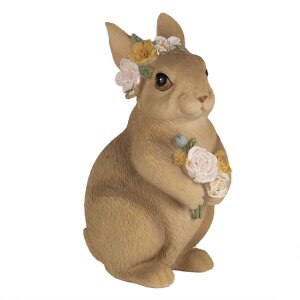 Clayre & Eef 6PR5012 Decorative Rabbit Brown 9x7x14 cm