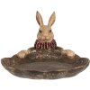 Clayre & Eef 6PR5013 Bowl Rabbit 21x21x15 cm Brown