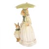 Clayre & Eef 6PR5020 Decorative Rabbit Umbrella 16x14x21cm Brown Green