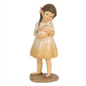 Clayre & Eef 6PR5033 Decorative Figurine Child Beige...