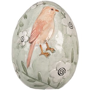 Clayre & Eef 6PR5043 Decorative Egg Green Ø...