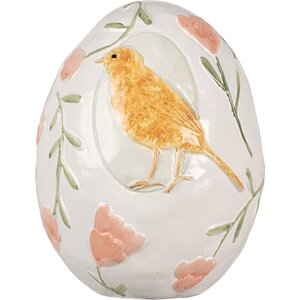 Clayre & Eef 6PR5044 Decorative Egg White Ø...