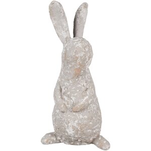 Clayre & Eef 6PR5051 Decorative Rabbit Beige 15x12x31 cm