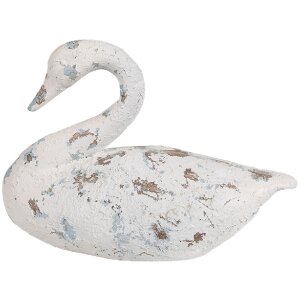 Clayre & Eef 6PR5055 Swan Decoration 32x14x22cm White...