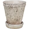 Clayre & Eef 6TE0503L Flowerpot Beige Ø 13x14 cm