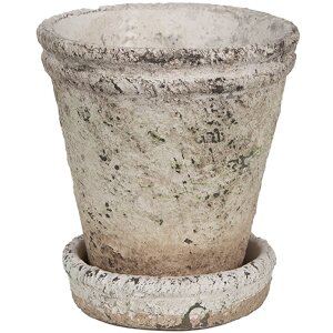 Clayre & Eef 6TE0503M Flowerpot Beige Ø 11x12 cm