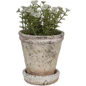 Clayre & Eef 6TE0503M Flowerpot Beige Ø 11x12 cm