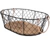 Clayre & Eef 6Y5480 Basket Black 33x23x10 cm - Storage & Decoration