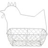 Clayre & Eef 6Y5482 Basket Chicken 27x16x27cm White Decorative Practical Stylish