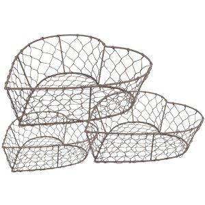 Clayre & Eef 6Y5483 Basket Set 3 pcs Brown...