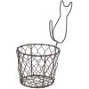 Clayre & Eef 6Y5487 Basket Cat Brown Ø 13x25 cm - Stylish storage