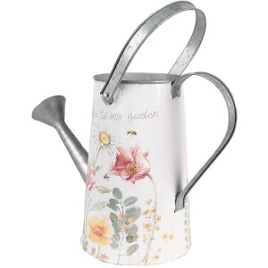 Clayre & Eef 6Y5490 Watering Can Decoration White...