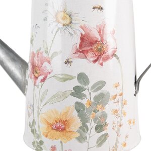 Clayre & Eef 6Y5490 Watering Can Decoration White 36x17x25 cm