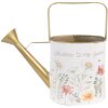 Clayre & Eef 6Y5491 Watering Can Decoration White 34x12x32 cm