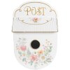 Clayre & Eef 6Y5492 Birdhouse Decoration White 27x11x41 cm